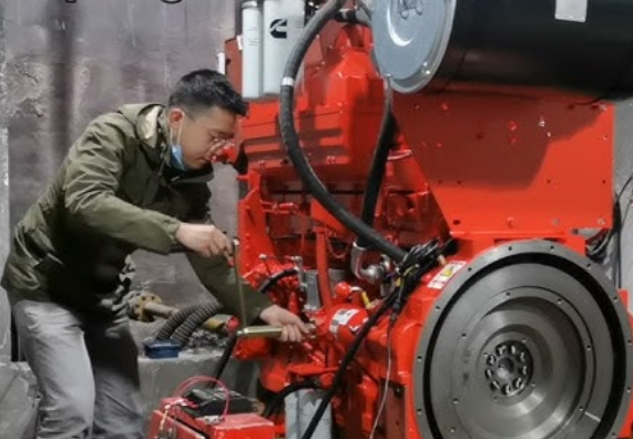 how to start diesel generator manually