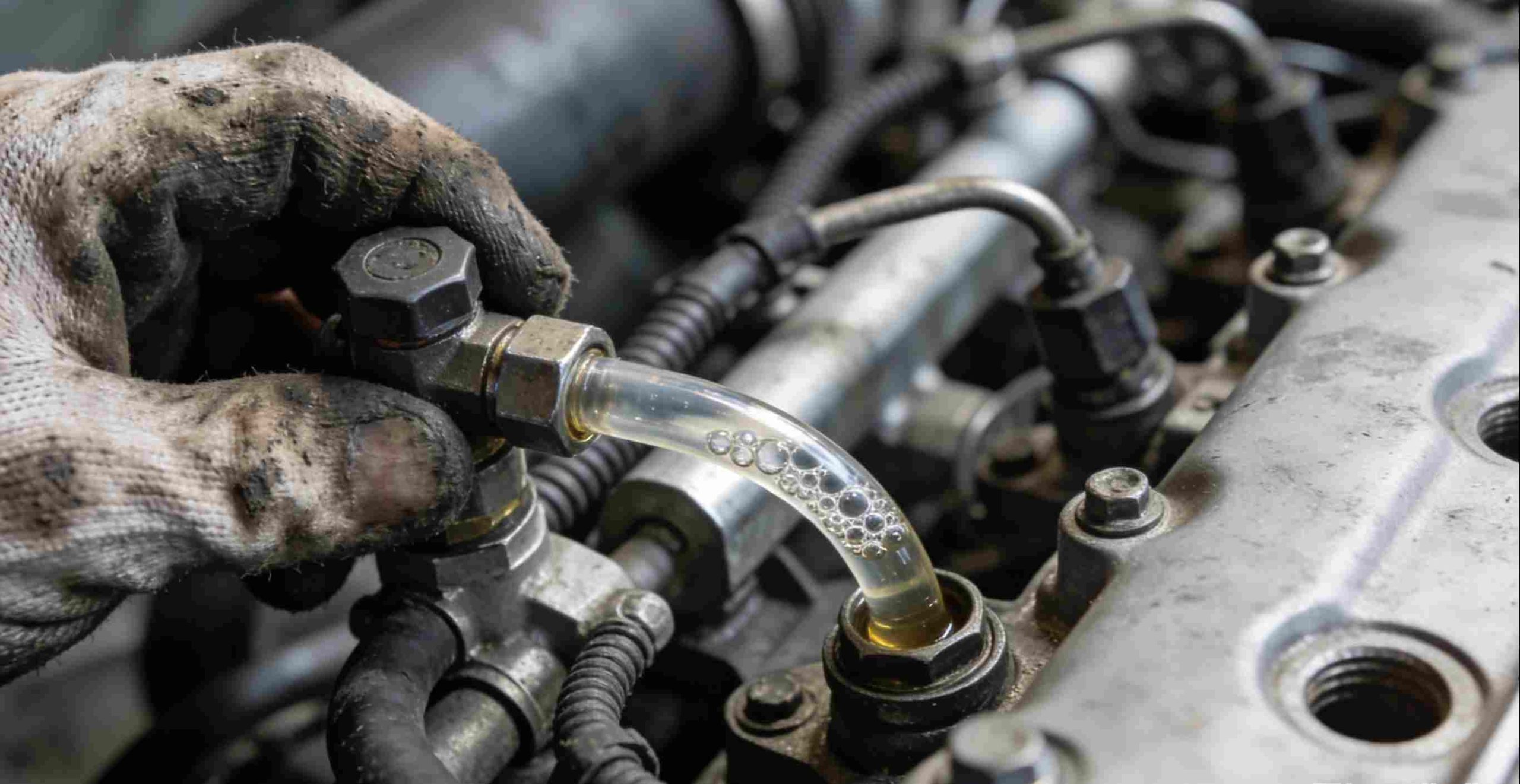 Problem of Starting Diesel Engine after Running out of Fuel