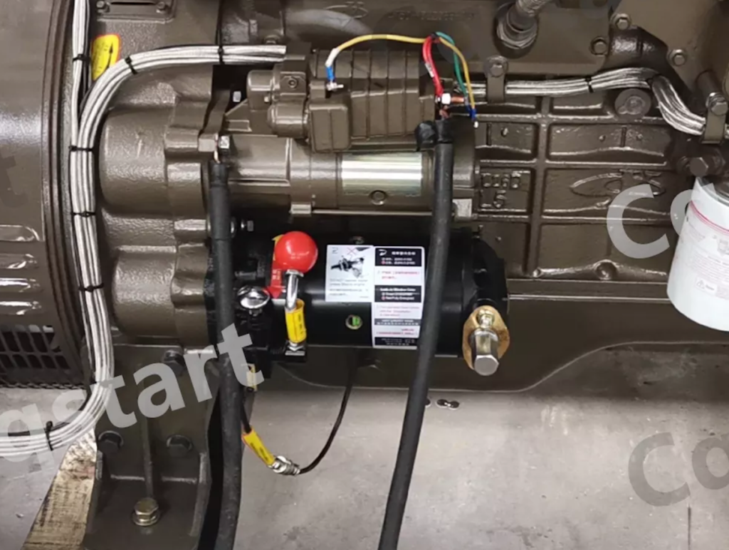 mechanical spring starter for air starter alternative