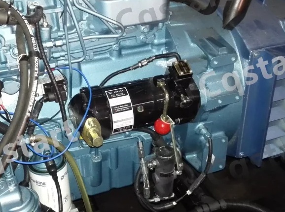 spring starter for diesel engine