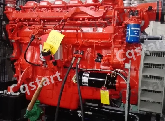 mechanical spring starter for diesel engine