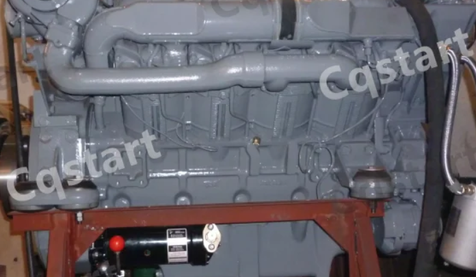 start diesel engine with mechanical spring starter
